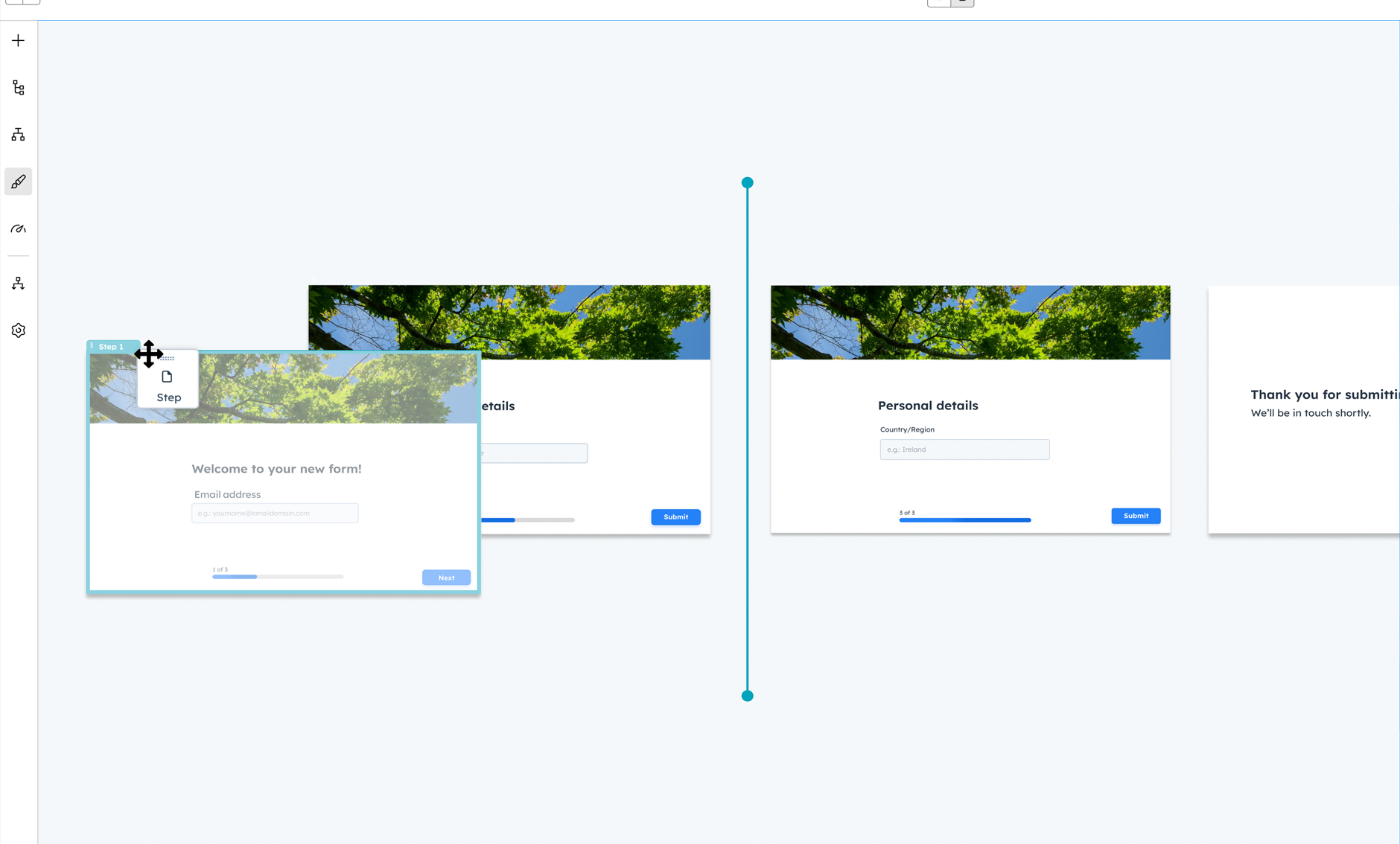 Forms Drag and Drop editor